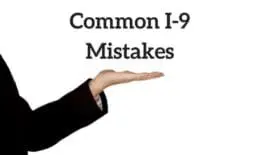 Common I-9 Mistakes