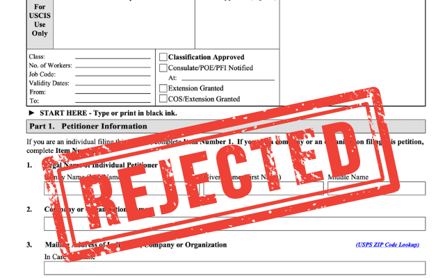 L-1 Extension Rejection