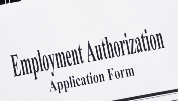 EAD form, symbolizing the DHS ending automatic EAD Renewal