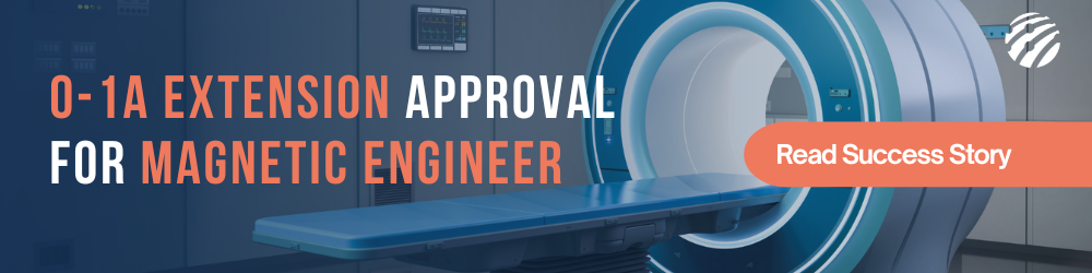 O1A extension success story banner