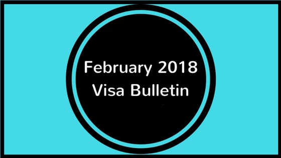 February 2018 Visa Bulletin