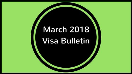 March 2018 Visa Bulletin