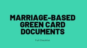 MARRIAGE-BASED GREEN CARD DOCUMENTS