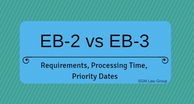 EB-2 vs EB-3 Green Card | Processing Time, Costs, Priority Date