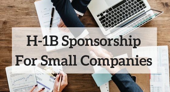 H-1B Sponsorship For Small Companies