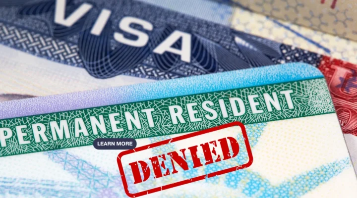 Green Card Denial stamp