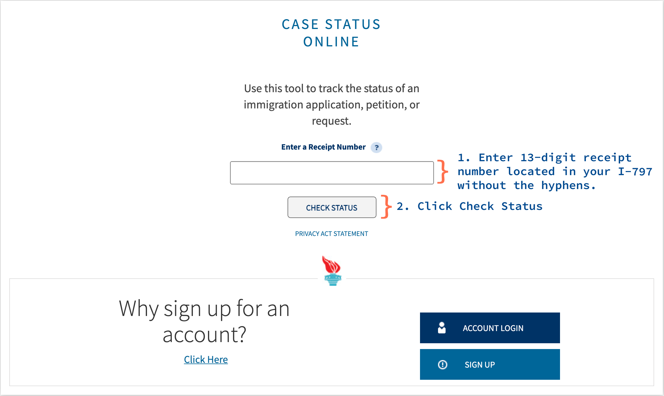 checking uscis case status 2023