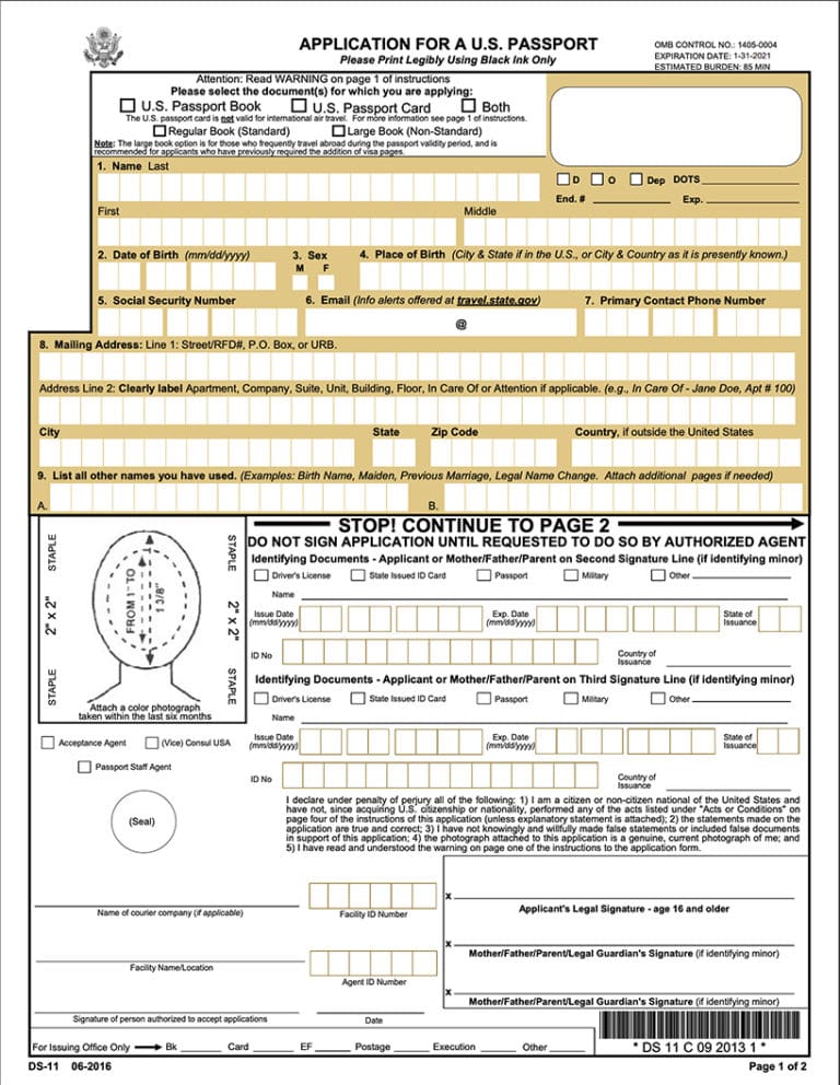 How to Get a U.S. Passport What You Need to Know