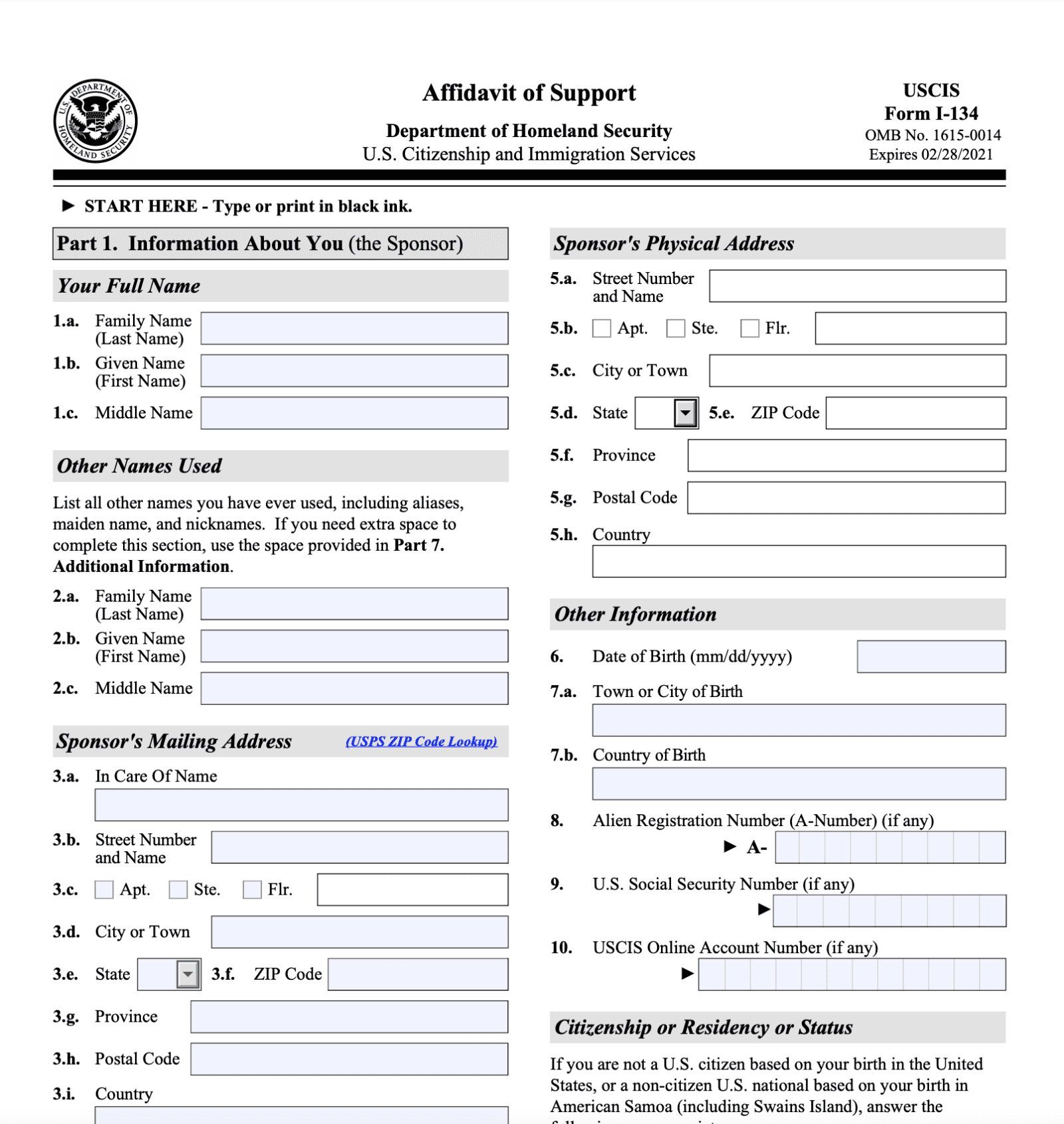 Form I134 — Complete Guide & Instructions 2023 FAQs