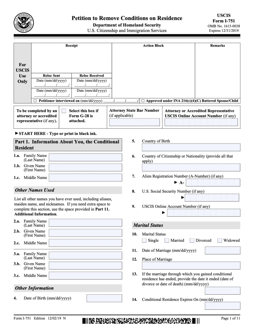 Form I 751 Complete Guide: Affidavit Instructions Form I 751 Complete Guide: Affidavit Instructions