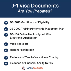 j1 visa documents