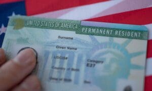 What does a green card look like