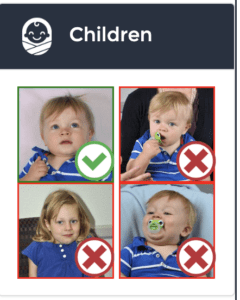 children green card photo