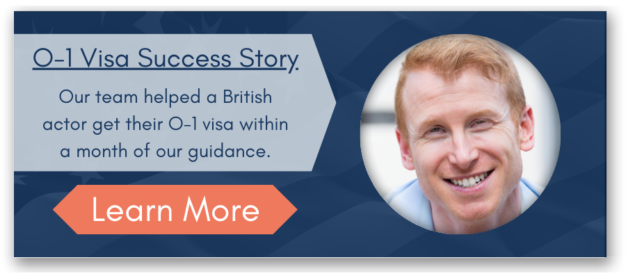 O-1 Visa Success Story British actor