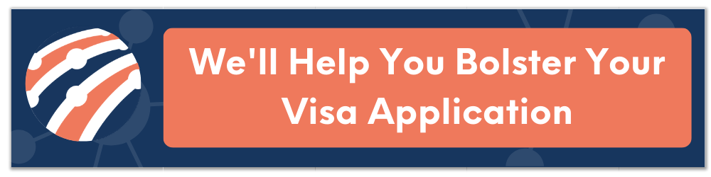 a banner stating that VisaNation will help bolster a person's B-1 visa application