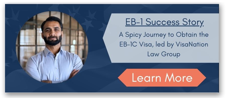 EB-1 Visa Success Story CTA