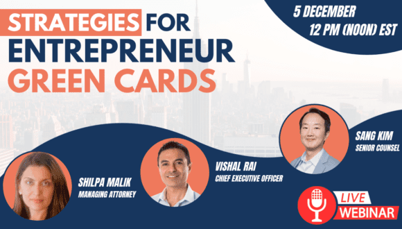 Strategies for Entrepreneur Green Cards Cover Photo