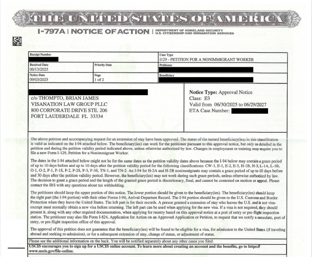 E3 concurrent filing approval
