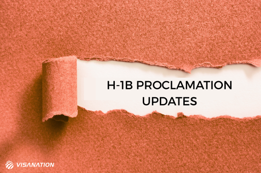 H-1B Proclamation Updates