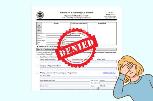 H-1B transfer denied