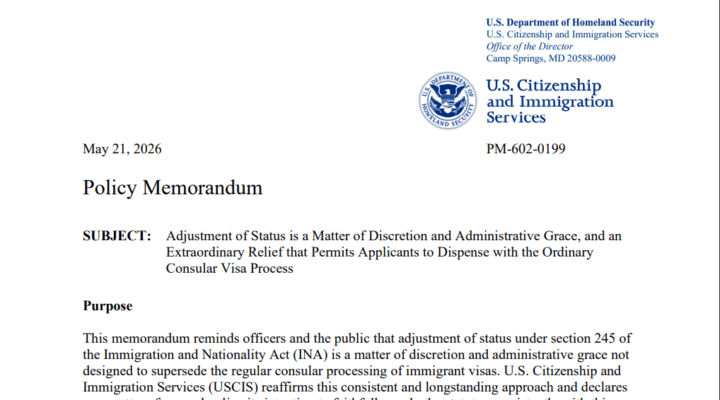 USCIS Memo