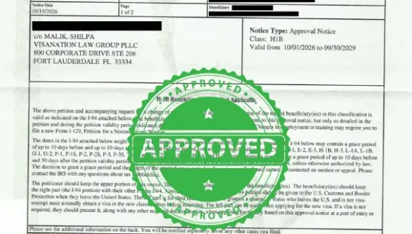 H-1B approval for self petition software engineer startup founder