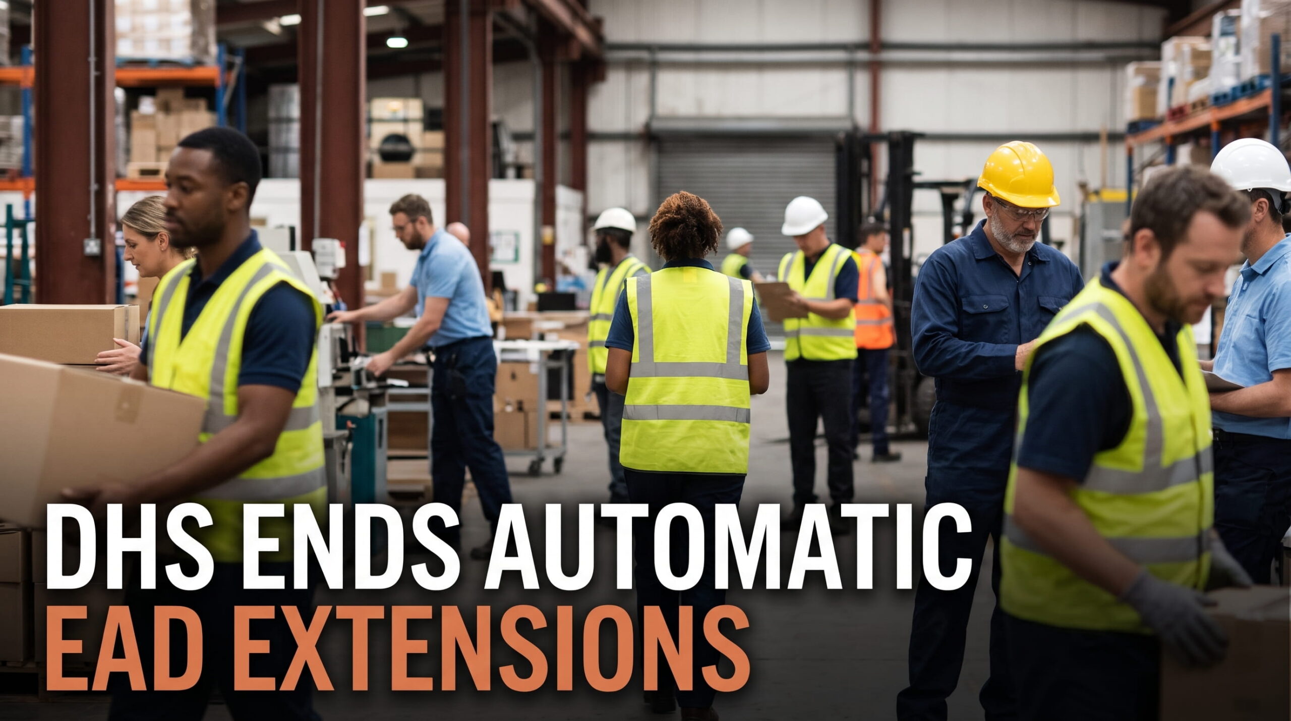 DHS Ends Automatic Extensions Under EAD Final Rule